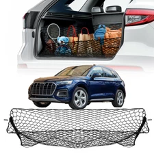 For Audi A3 A4 A6 Q3 Q7 Q5 Rear Truck Bed Cargo Net Elastic Storage Mesh & Hook