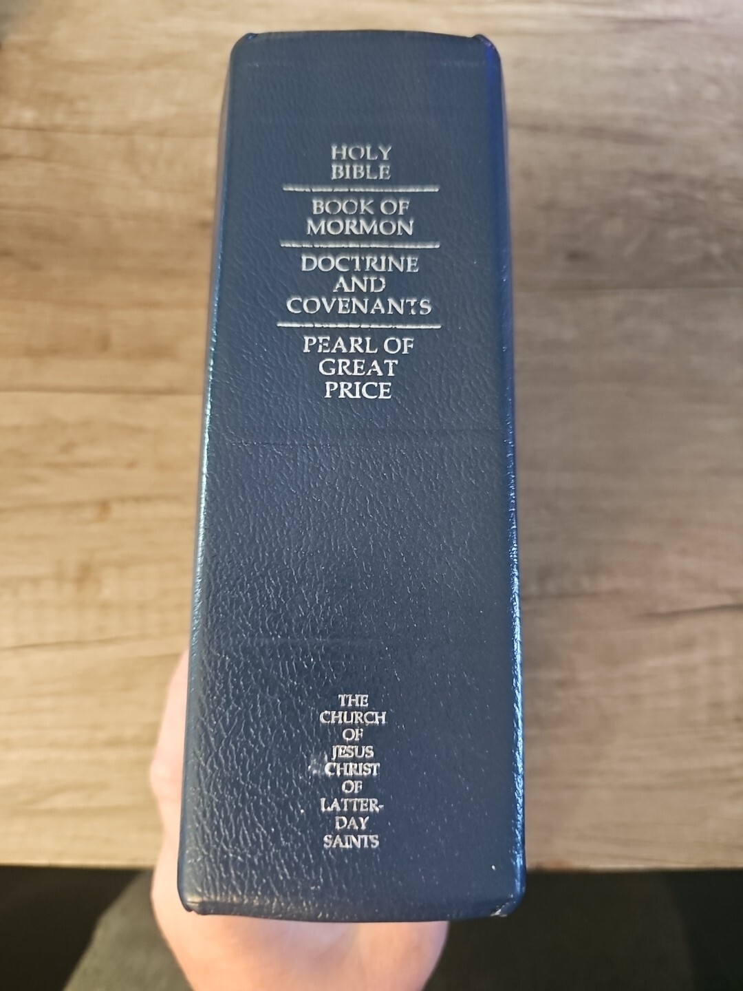 Lds Scriptures Blue 2008 LDS Quad Scriptures Blue Leather 7-1/2 X 5-1/2” Indexed | eBay