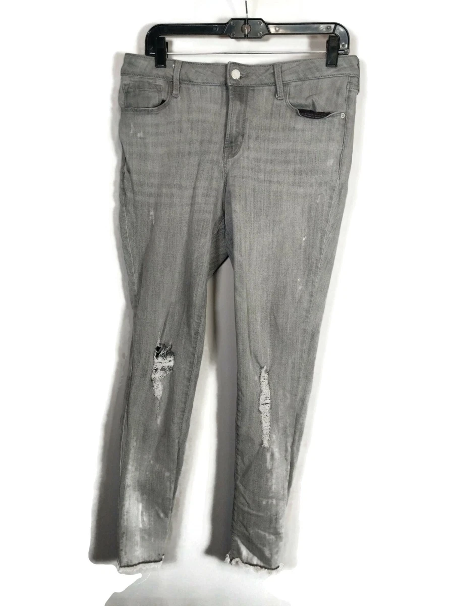 Old navy shop distressed black jeans