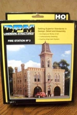 DESIGN PRESERVATION MODELS FIRE STATION #3 HO SCALE BUILDING KIT