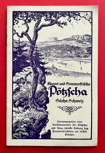 Reise Prospekt Sächsische Schweiz PÖTZSCHA um 1930 ( F21123