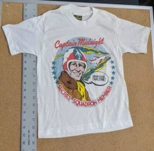 Original CAPTAIN MIDNIGHT Shirt Secret Squadron Member OVALTINE (Youth 10/12) 