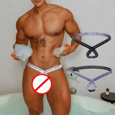 New Gay Snuggly Underwear Jockstrap Hollow Sissy Sexy Men's Thong String Panties