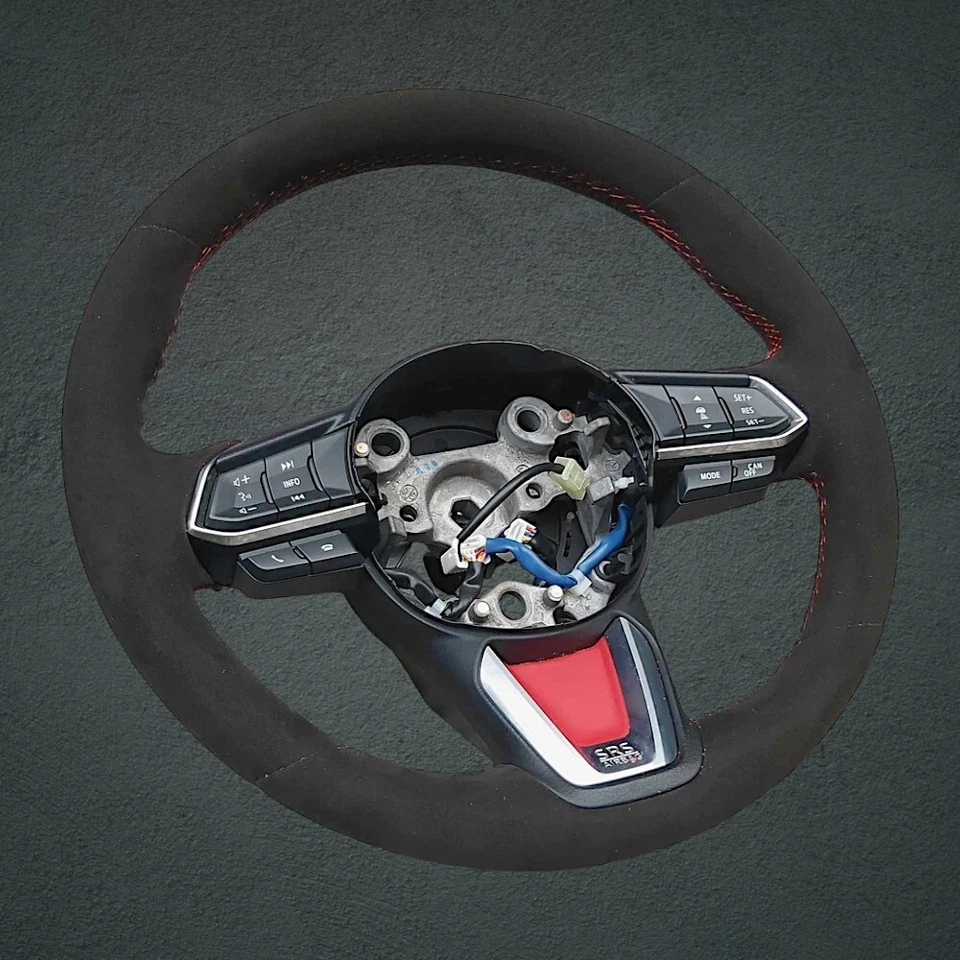 Volante personalizado Alcantara Mazda 3/6/CX-5/CX-9 ¡SÚPER GRUESO! Foto 2 de 4