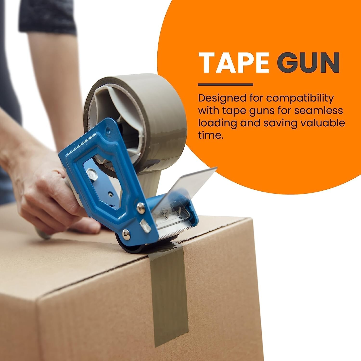 STRONG BROWN PARCEL PACKING PACKAGING TAPE ROLLS CARTON SEALING 48MM X