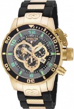 Invicta 17928 Sea Base lmtd Black/Gold Chronograph Watch