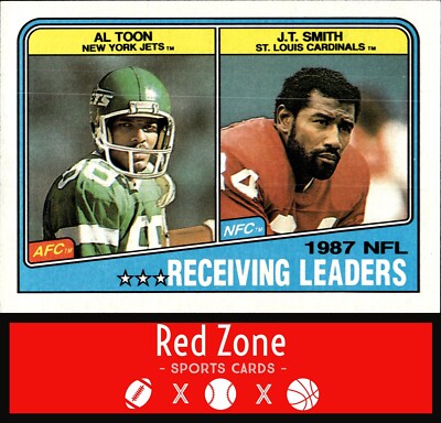 1988 Topps - #216 Al Toon / J.T. Smith NM Set Break.