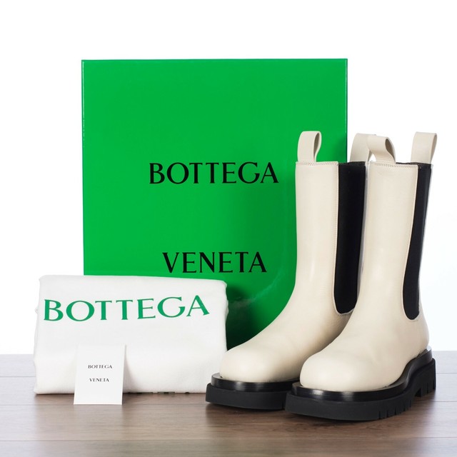 Bottega Veneta Bv Tire Black Clear Lug Sole Chelsea Boots 38 Fit 39 Us8 8 5 Uk6 Ebay