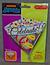 Party Mylar Balloons Anagram Diamondz UltraShape CELEBRATE!  New FAST SHIPPING!
