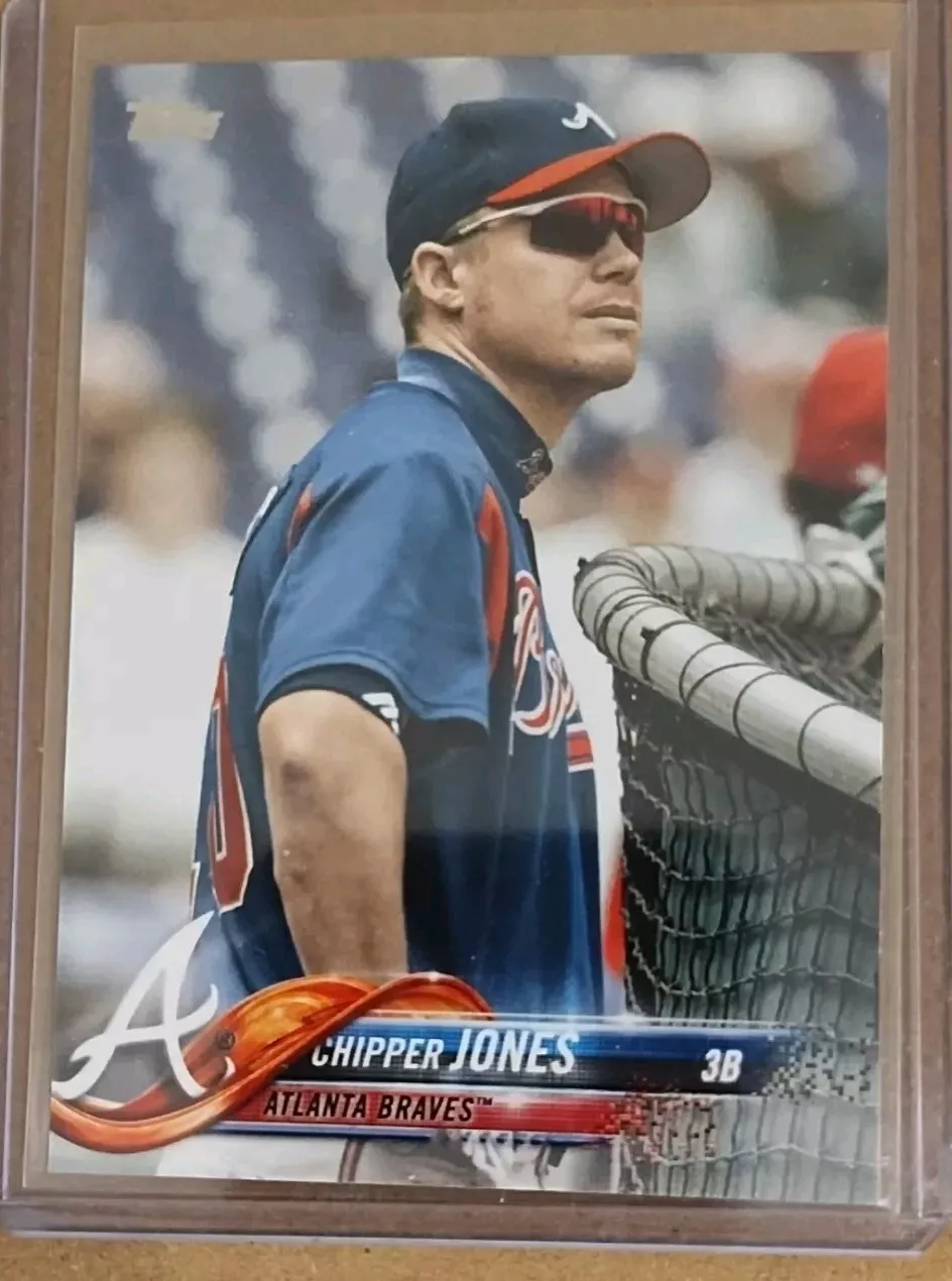 Chipper Jones trading card