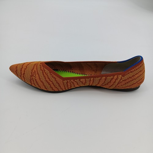 Ballerine Rothy’s donna 12 The Point zebra dorata stampa animalier safari colorato SH - Foto 4 di 10