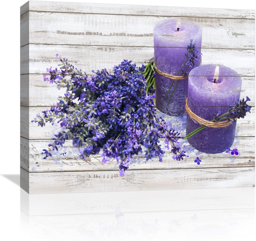 , Bathroom Decor Wall Art Purple Wall Decor Bathroom Pictures for Wall Lavender