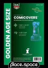 100 GOLDEN AGE SIZE POLYPROPYLENE RESEALABLE COMIC BAGS (COMICARE) (SUP000953)