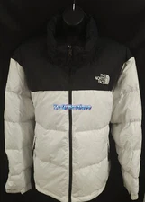 Women's The North Face 1996 Retro Nuptse Down Jacket White Black size 3X