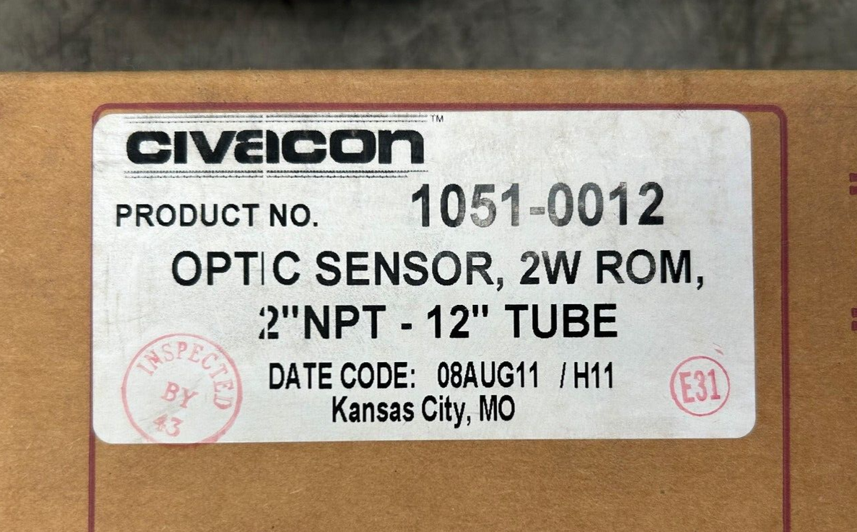 Civacon Optic Overfill Top Sensor 1051-0012 | eBay Civacon Optic Overfill Top Sensor 1051-0012 | eBay