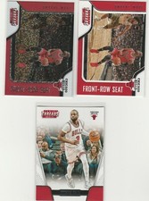 DWYANE WADE 2016-17 THREADS LOT (3) W/ FRONT-ROW SEAT GOLD SPARKLE FOIL PARALLEL