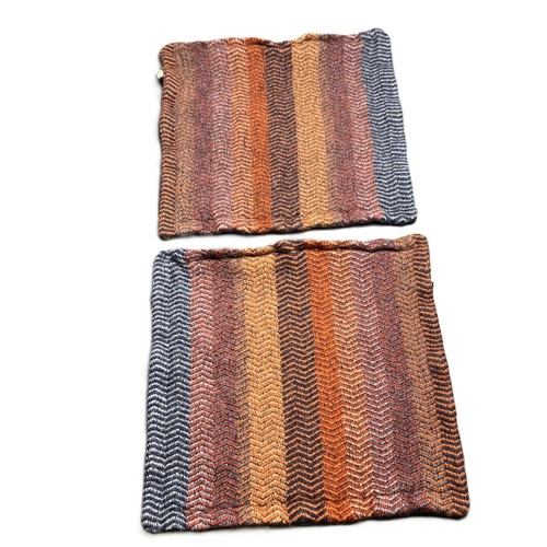Roros Tweed 3er Set Kissenbezüge 100% Reine Lammwolle je 50 x 50 cm Norwegen - Bild 13 von 13