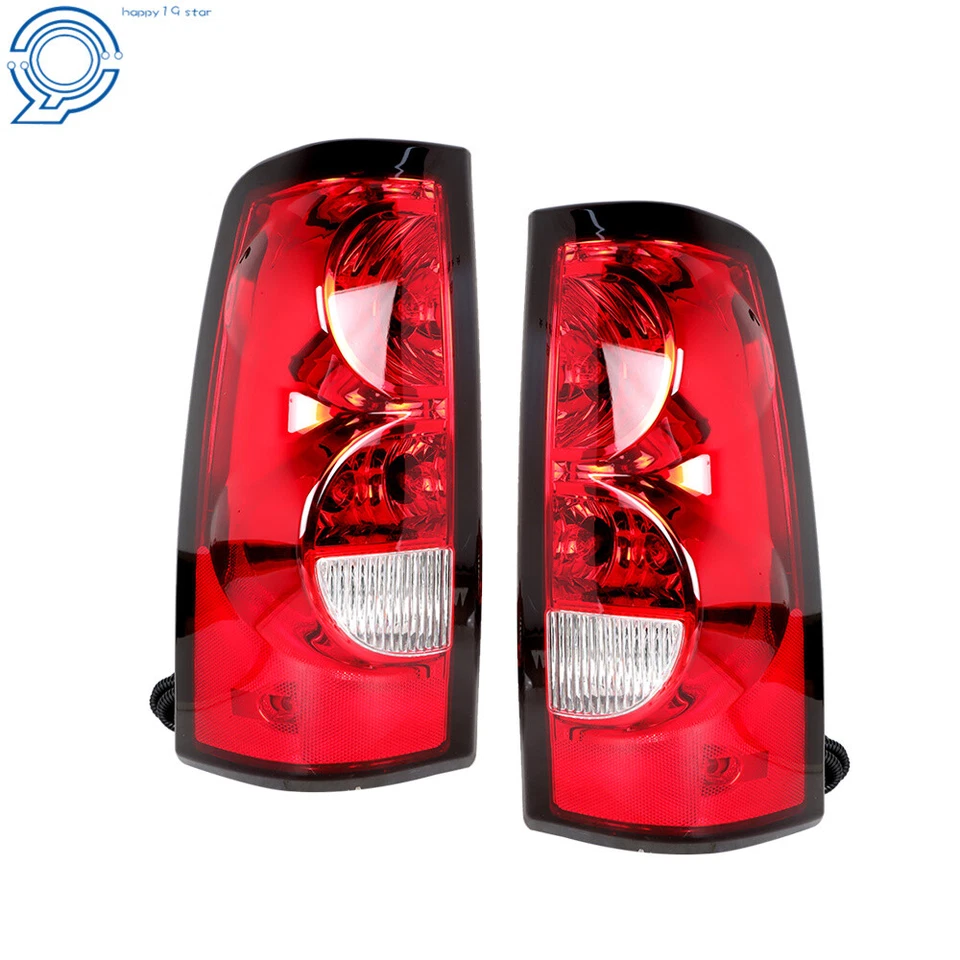Pair Tail Lights Brake Lamps For 2003-2006 Chevy Silverado 1500 2500 3500 LH+RH Foto 2 de 4