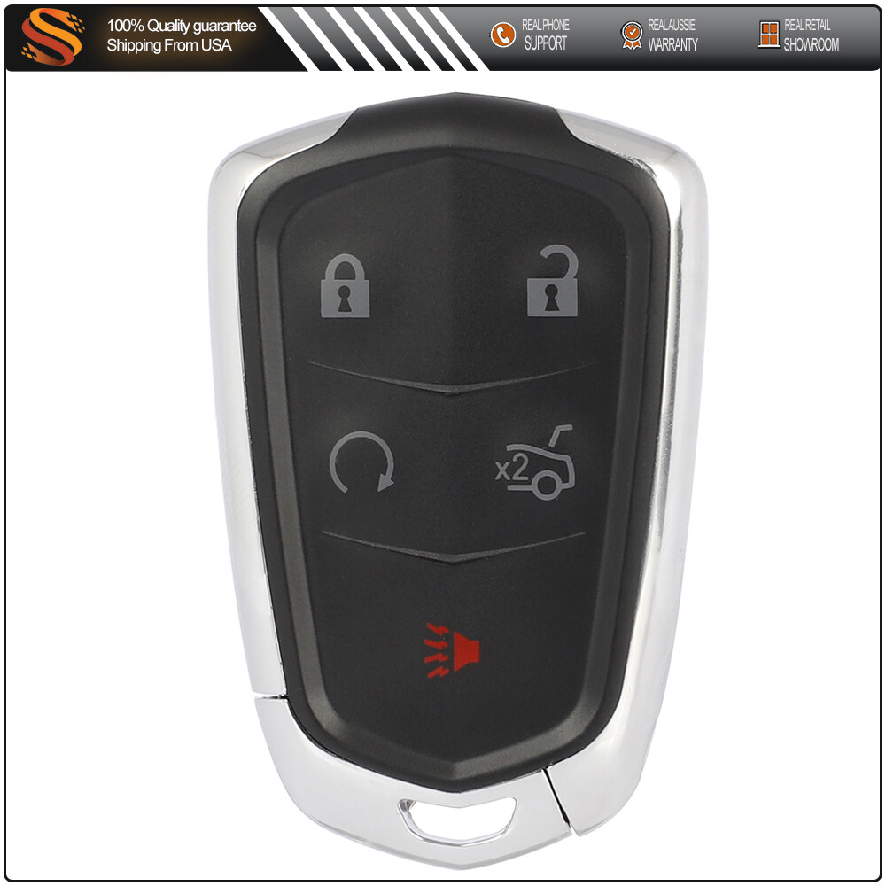 Remote Car Key Fob for Cadillac XTS ATS 2015 2016 2017 2018 2019 5 Buttons