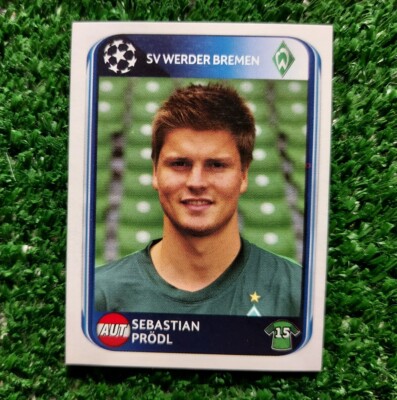 FIGURINE FOOTBALLERS PANINI 2010/11 CHAMPIONS WERDER BREMA n°29 PRODL 2011  