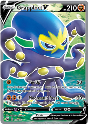 GRAPPLOCT V 072/073 CHAMPION'S PATH POKEMON (FULL ART, NM)