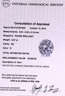 EGL certified .67ct SI3 G round loose diamond 6.04-5.93x3.18mm  — photo 7