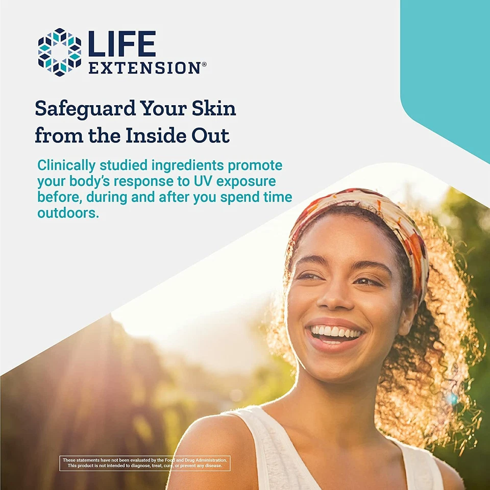 Life Extension Shade Factor – Protege tu piel de adentro hacia afuera 120 cápsulas Foto 4 de 4
