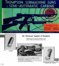 Thompson 1934 Submachine & Semi-Auto Carbines Catalog