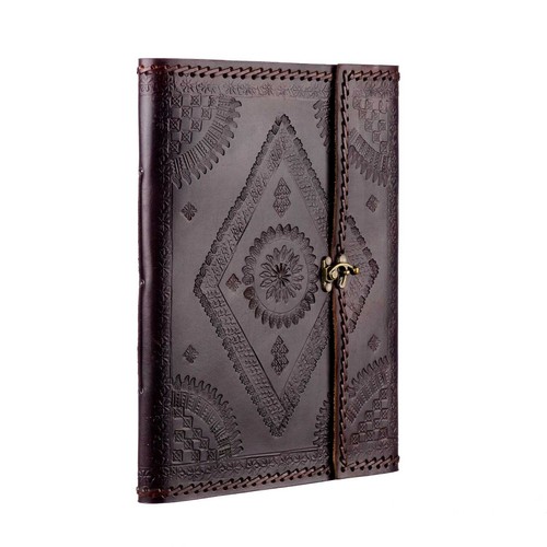 Embossed Stitched Leather Photo Album + Clasp - 30 Pages - Second Quality - 6x4 - Picture 2 of 10