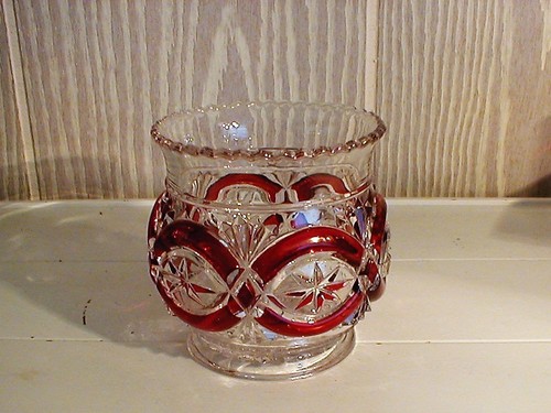 EAPG *** RUBY STAINED = SPOONER = BRITANNIC = NEAR MINT - Picture 3 of 7