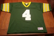 Vintage Brett Favre Logo 7 Green Bay Packers Jersey Large Amazing Condition