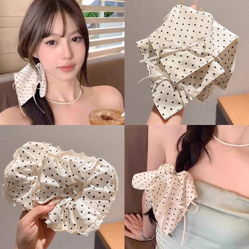 Korean Style Polka Dot Hair Tie T7N7