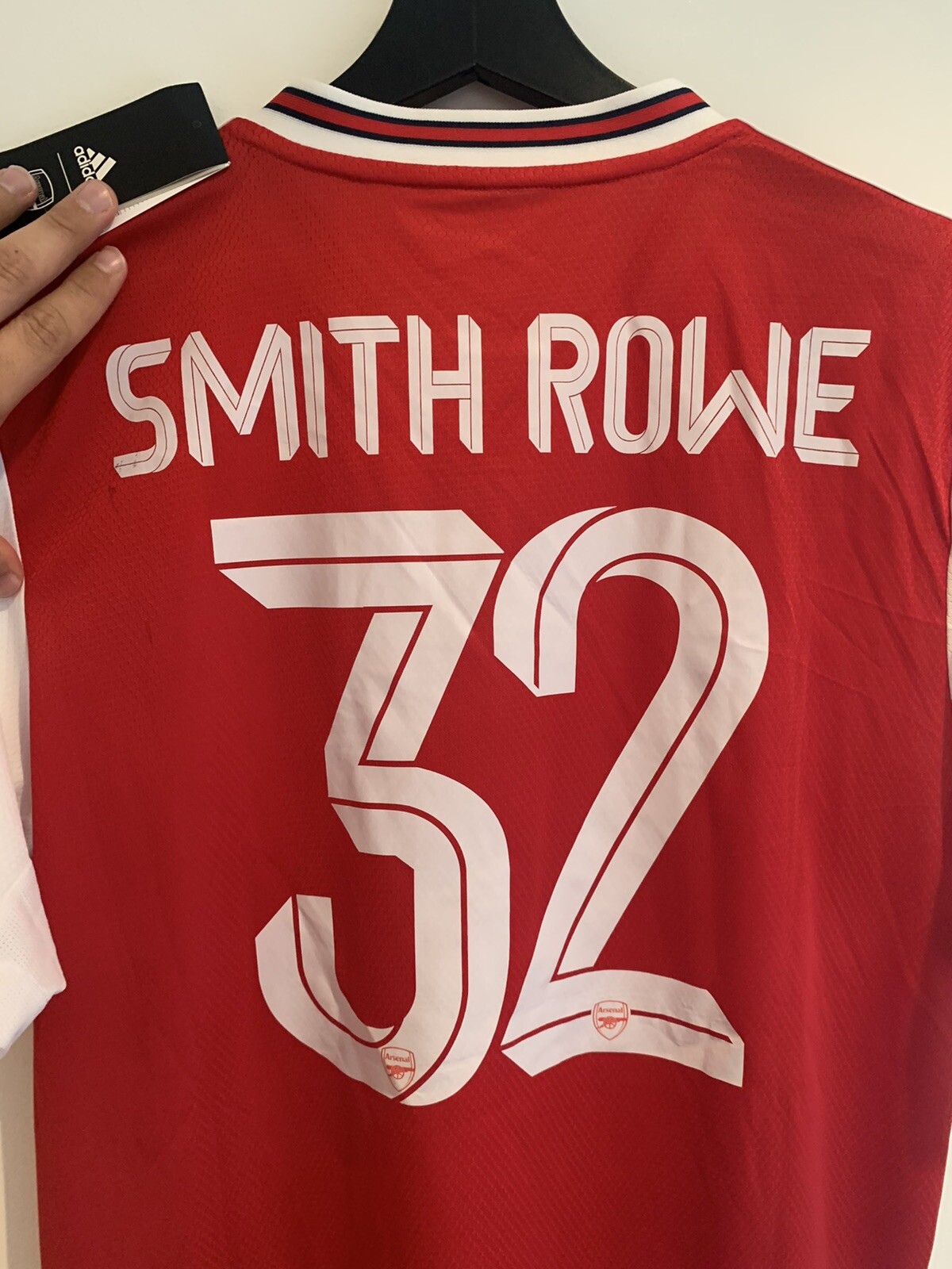 FILA SMITH ROWE 32 Arsenal Maglietta Calcio Uomo L Adidas Europa League 2019 20