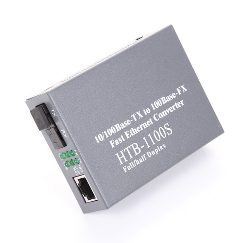 2pcs Ethernet Converter 10/100M SC RJ45 Fiber Fibre Optic Media 25KM Single Mode - Picture 5 of 7