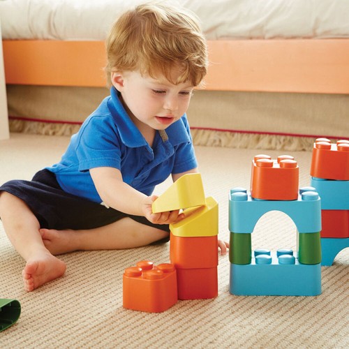 Juego de bloques Green Toys para niños juguetes apilables sin BPA 100% reciclado - Imagen 9 de 12