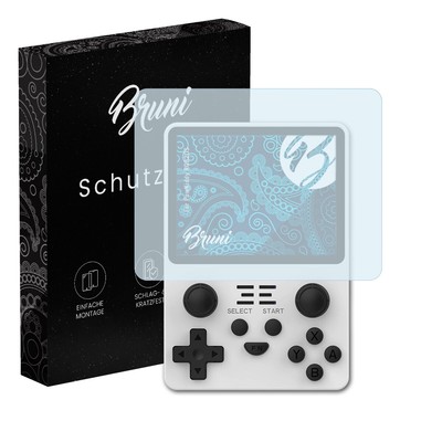Bruni 2x Folie für PowKiddy RGB20S Schutzfolie Displayschutzfolie