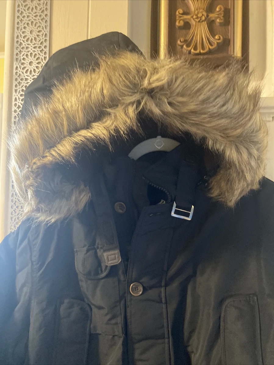 $149.99 Rocawear Classic Removable Fur Good Coat Jacket Men's Size L | eBay