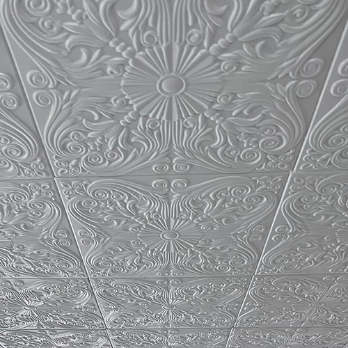 R39W VICTORIAN Home Decor Schaumstoff-Deckenfliese schlicht weiß SUPER ANGEBOT!! - Bild 4 von 4