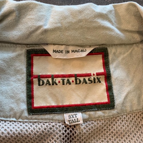 Bak Ta Basix Jacket Vest Gamebag Hunting Fishing Combat Breathable 3XT Tall EUC - Picture 3 of 12