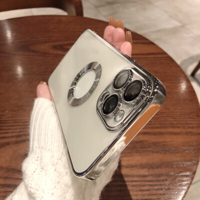 Phone Case with Camera Protector Advanced Electroplating Integrated with Lens