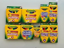 108ct Crayola: 40 Markers+36 Colored Pencils+24 Crayons
