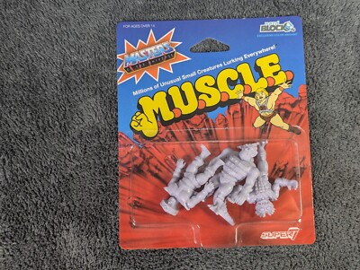 Tri-Klops Whiplash Mer-Man MOTU MUSCLE MOTUSCLE Super 7 Nerd Block Purple