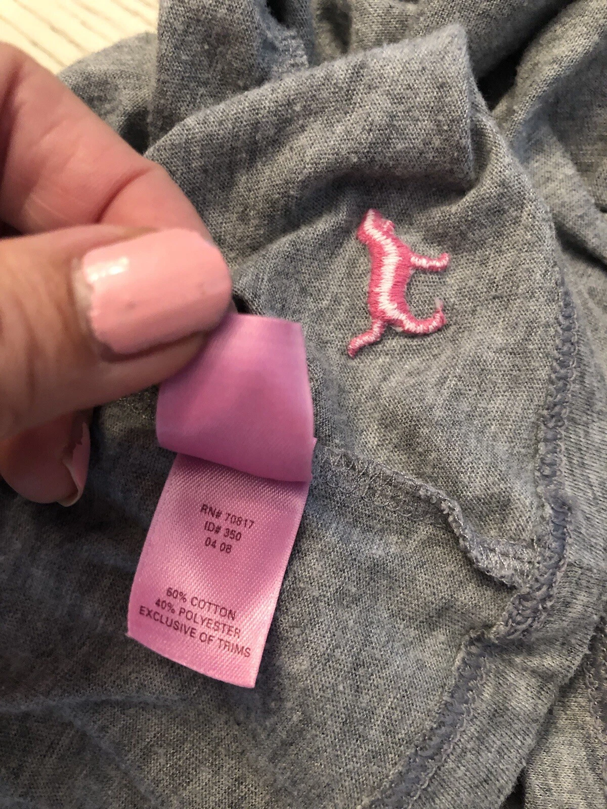 UNDERCOVER Mini abito Univ Of Pink Victoria Secret XS Babydall grigio casual in perfette condizioni