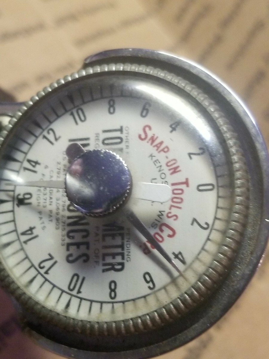 スナップオン　トルクメーターヴィンテージ VINTAGE SNAP-ON TOOLS TORQOMETER 3/8