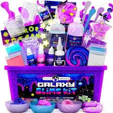 Original Stationery Galaxy Slime Kit - Cosmic Crafting Fun for Kids Ages 8-12...