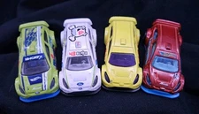 Hot Wheels Lot of 4  '12 Ford Fiesta Ken Block White, Yellow, Green, Brown Loose