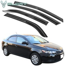 Fits 09-13 Kia Forte Sedan Mugen Style Window Visors Rain Guards Deflector