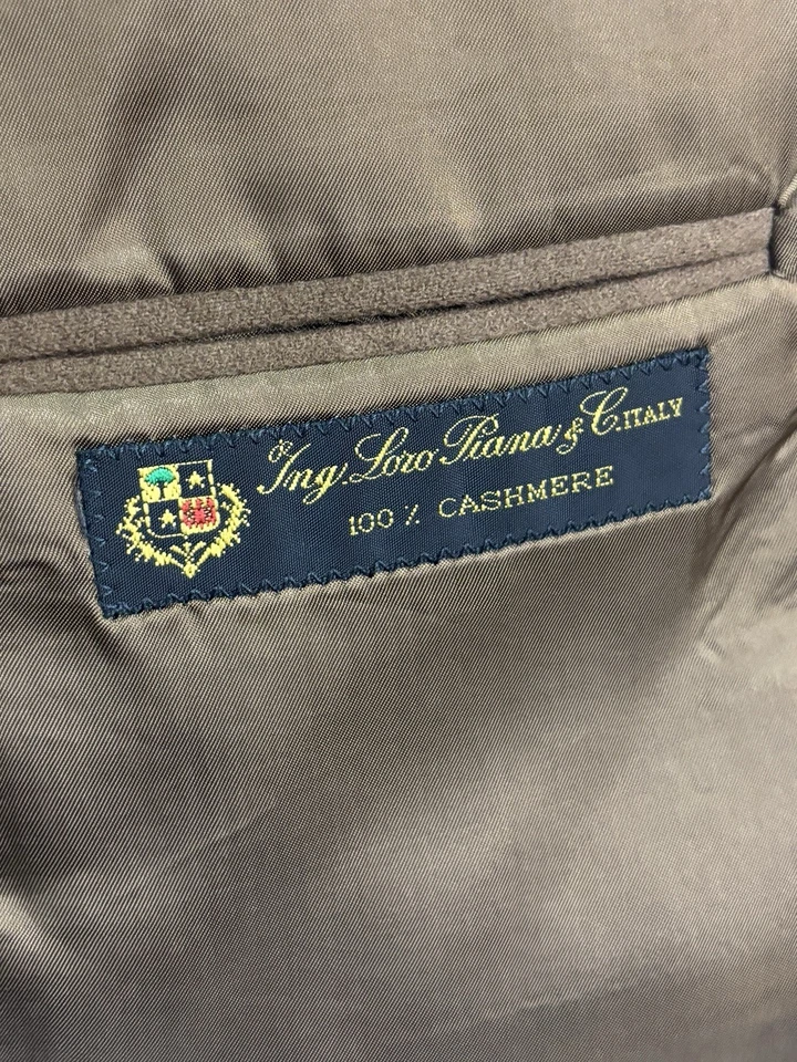 Jaqueta blazer Jack Victor Loro Piana 42S 100% cashmere terno esportivo casaco macio - Imagem 4 de 4