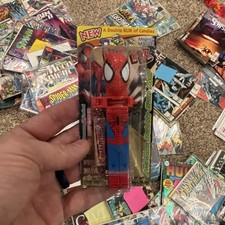 Marvel Spider-Man Pez Dispenser with Bubble Gum Roll Superheroes Theme