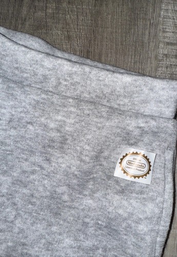 Girls Super Mario Fleece Heather Grey Pants Size Small - Picture 3 of 5
